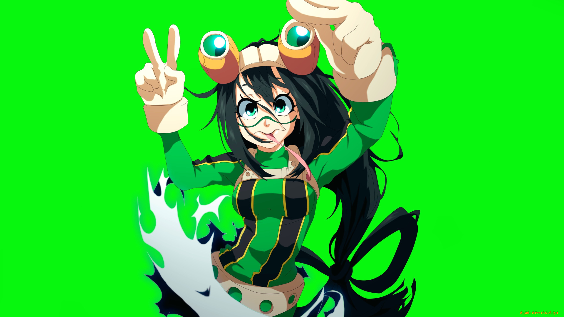 аниме, boku, no, hero, academia, boku, no, hero, academia, anime, super, my, tsuyu, asui, by, gevdano, frog, japonese, manga, yuusha