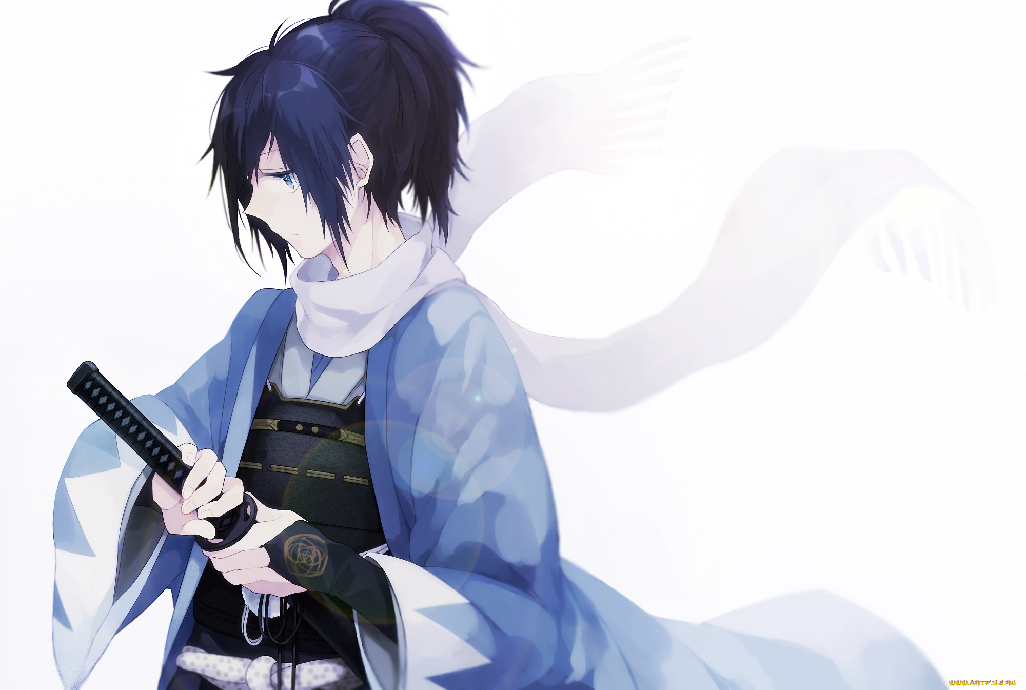 аниме, touken, ranbu, танец, мечей