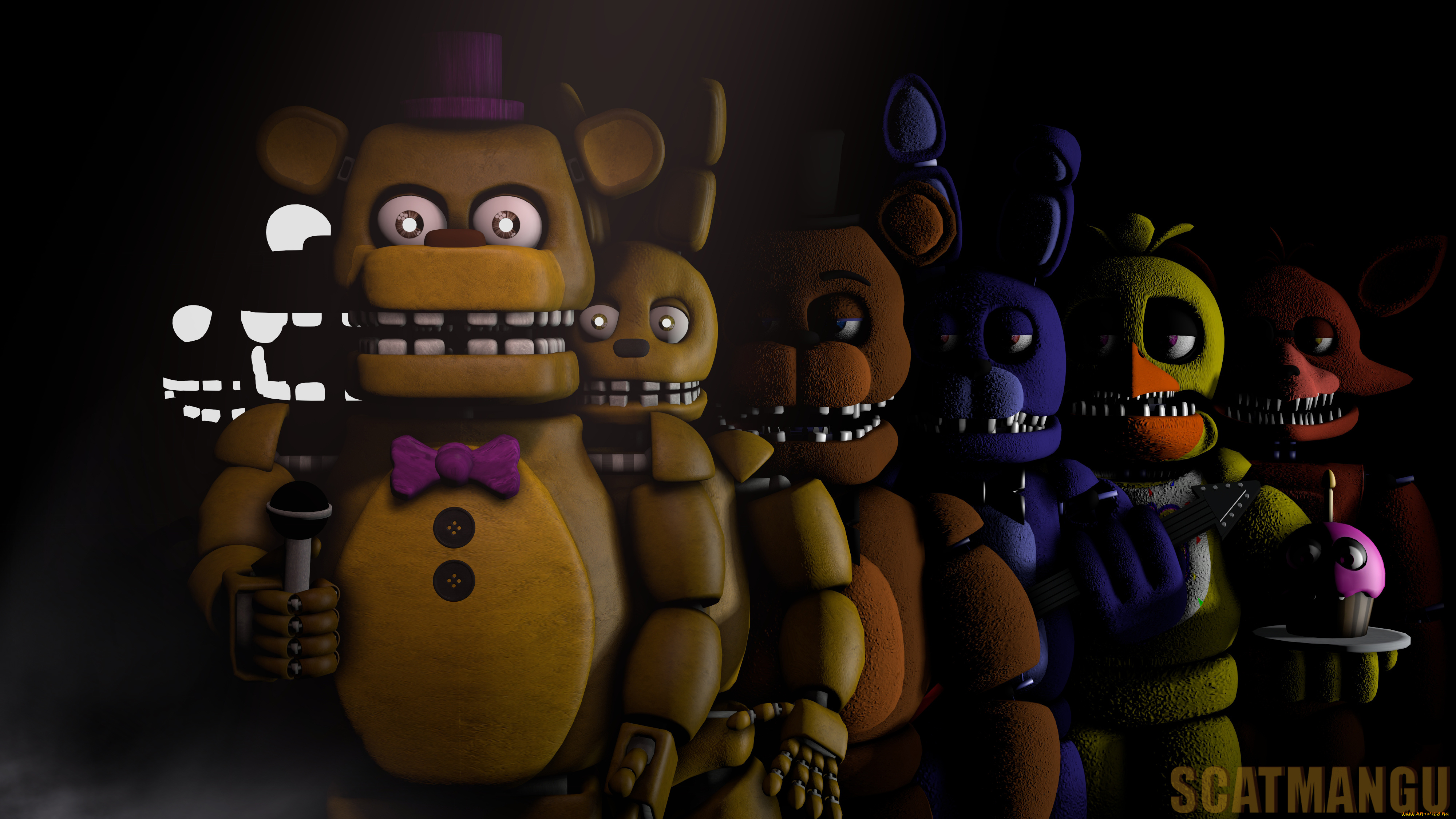 видео, игры, five, nights, at, freddy`s, five, nights, at, freddy's