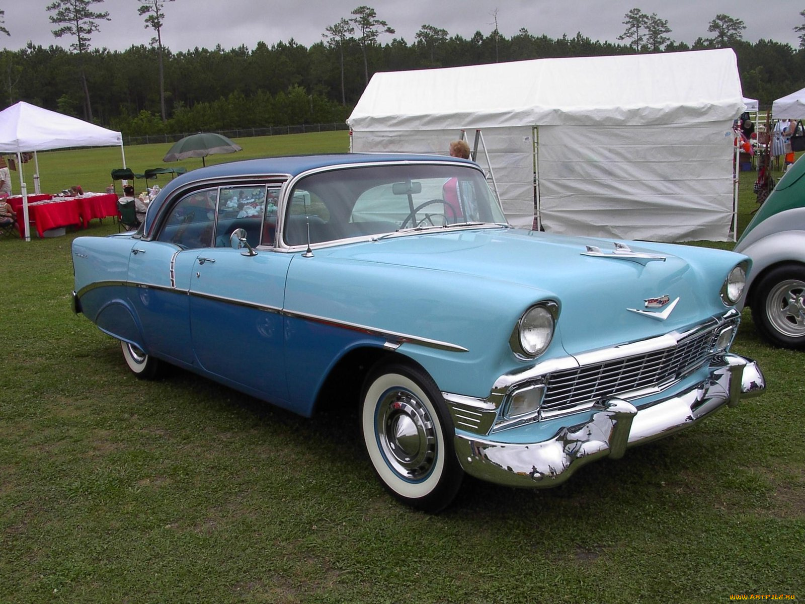 1956, chevrolet, belair, hardtop, classic, автомобили, выставки, уличные, фото