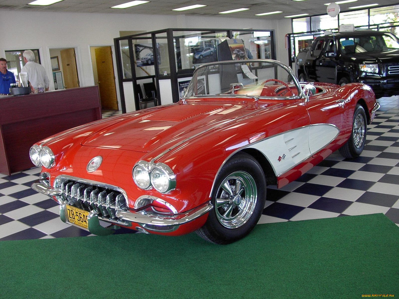 1958, chevrolet, corvette, classic, 04, автомобили, выставки, уличные, фото