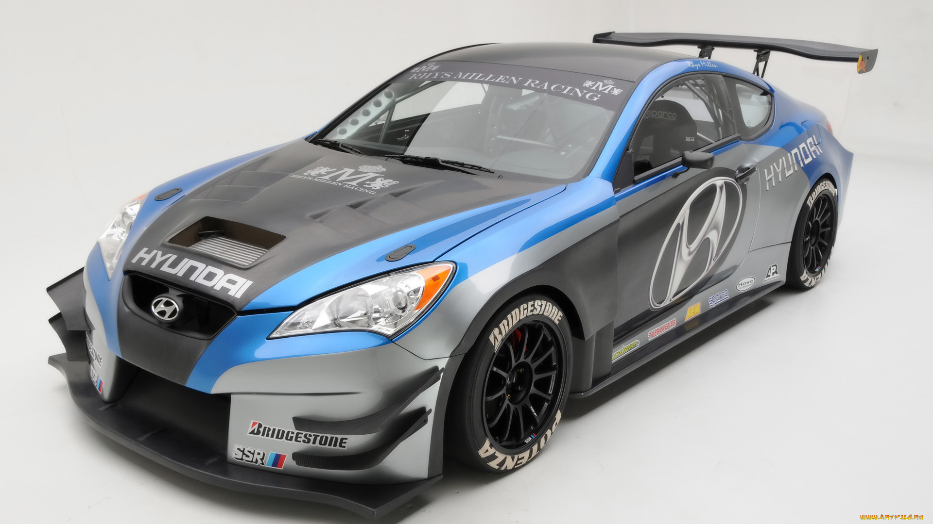 2010, hyundai, rhys, millen, racing, genesis, coupe, studio, автомобили