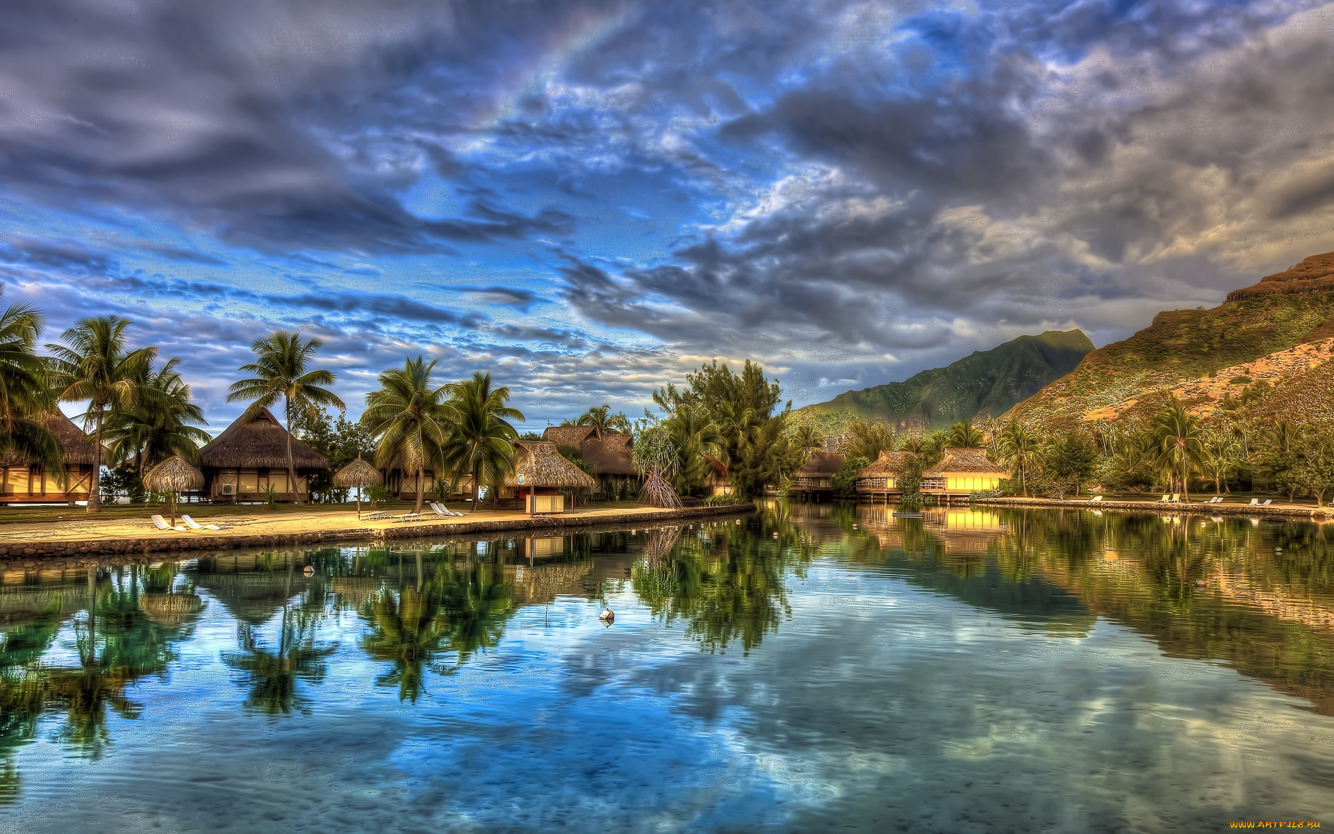 intercontinental, moorea, природа, тропики