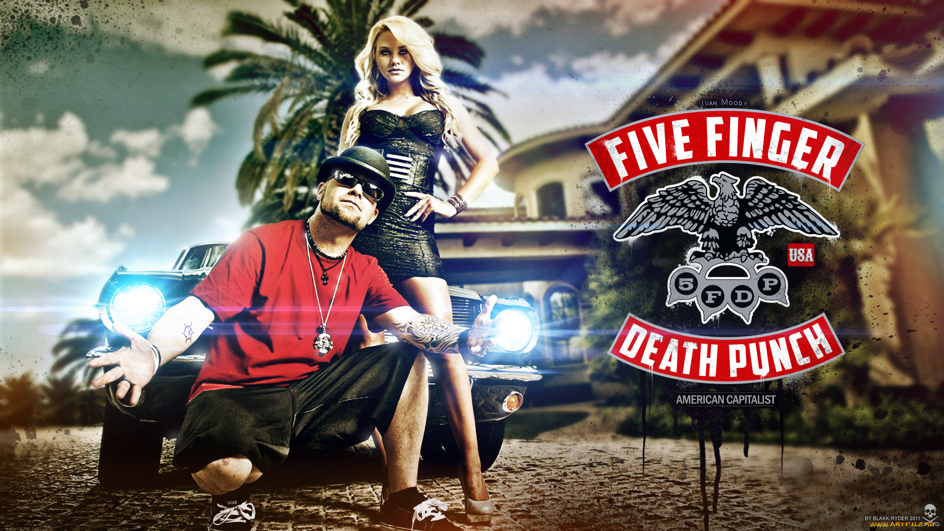 five, finger, death, punch, музыка