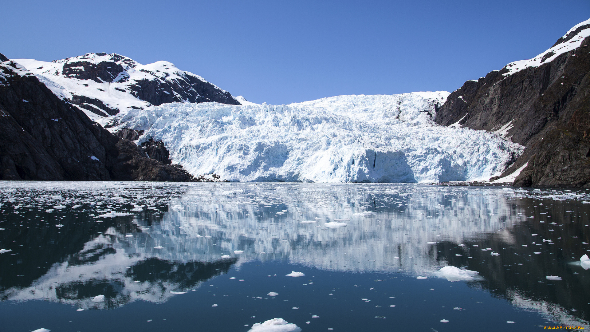 holgate, glacier, kenai, fjords, national, park, alaska, природа, айсберги, ледники, отражение, национальный, парк, кенай-фьордс, залив, горы, ледник, лагуна, аляска