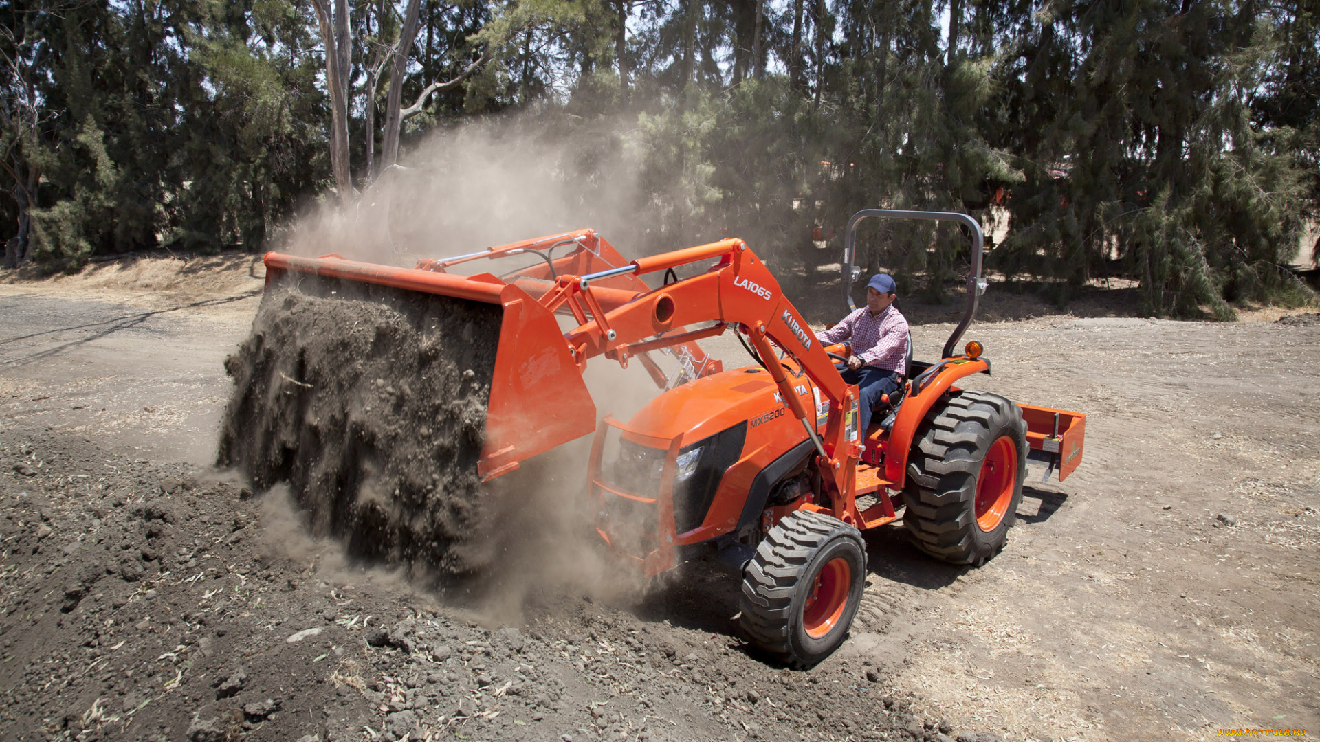 техника, фронтальные, погрузчики, kubota