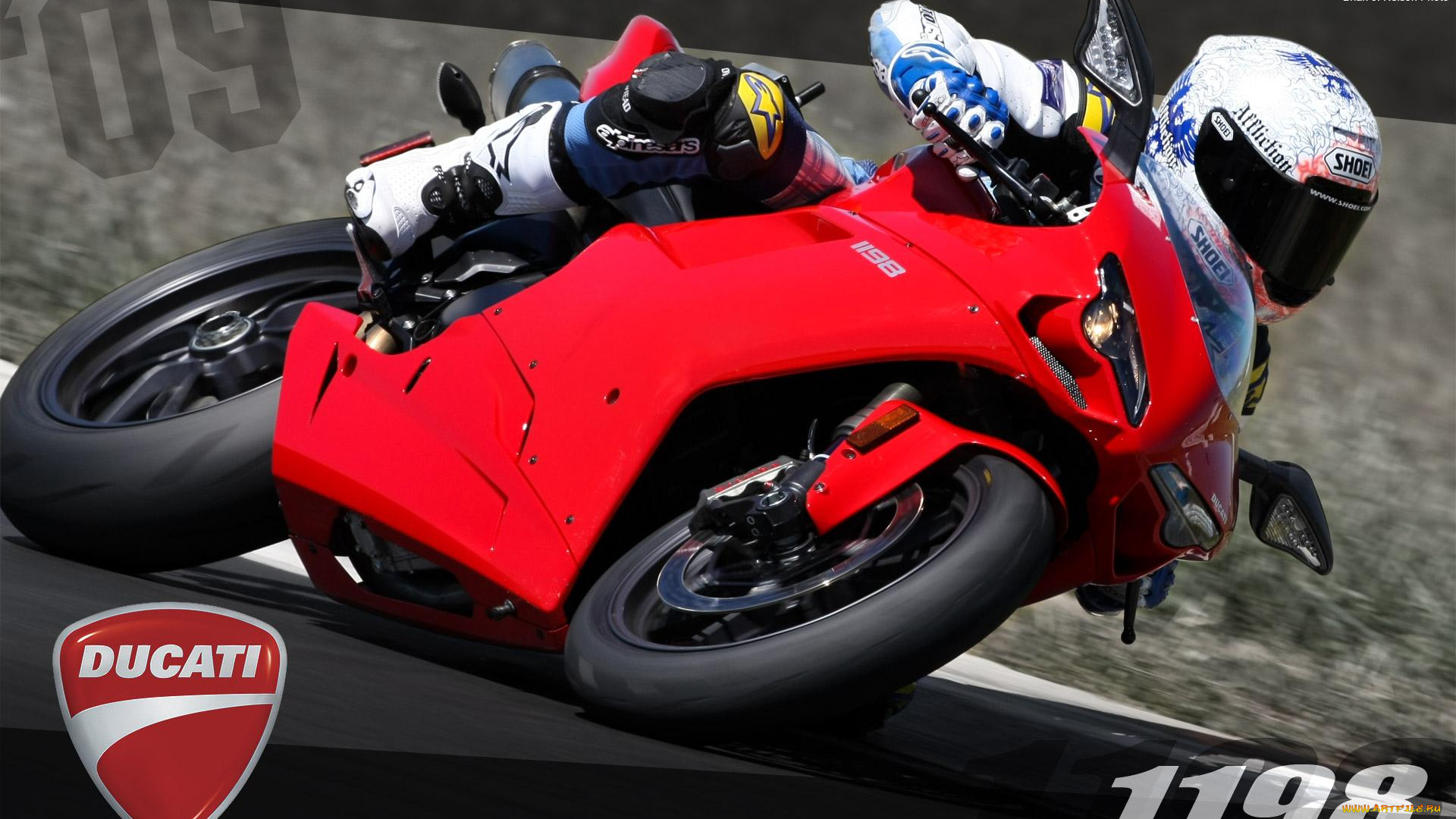 2009, ducati, 1198, мотоциклы