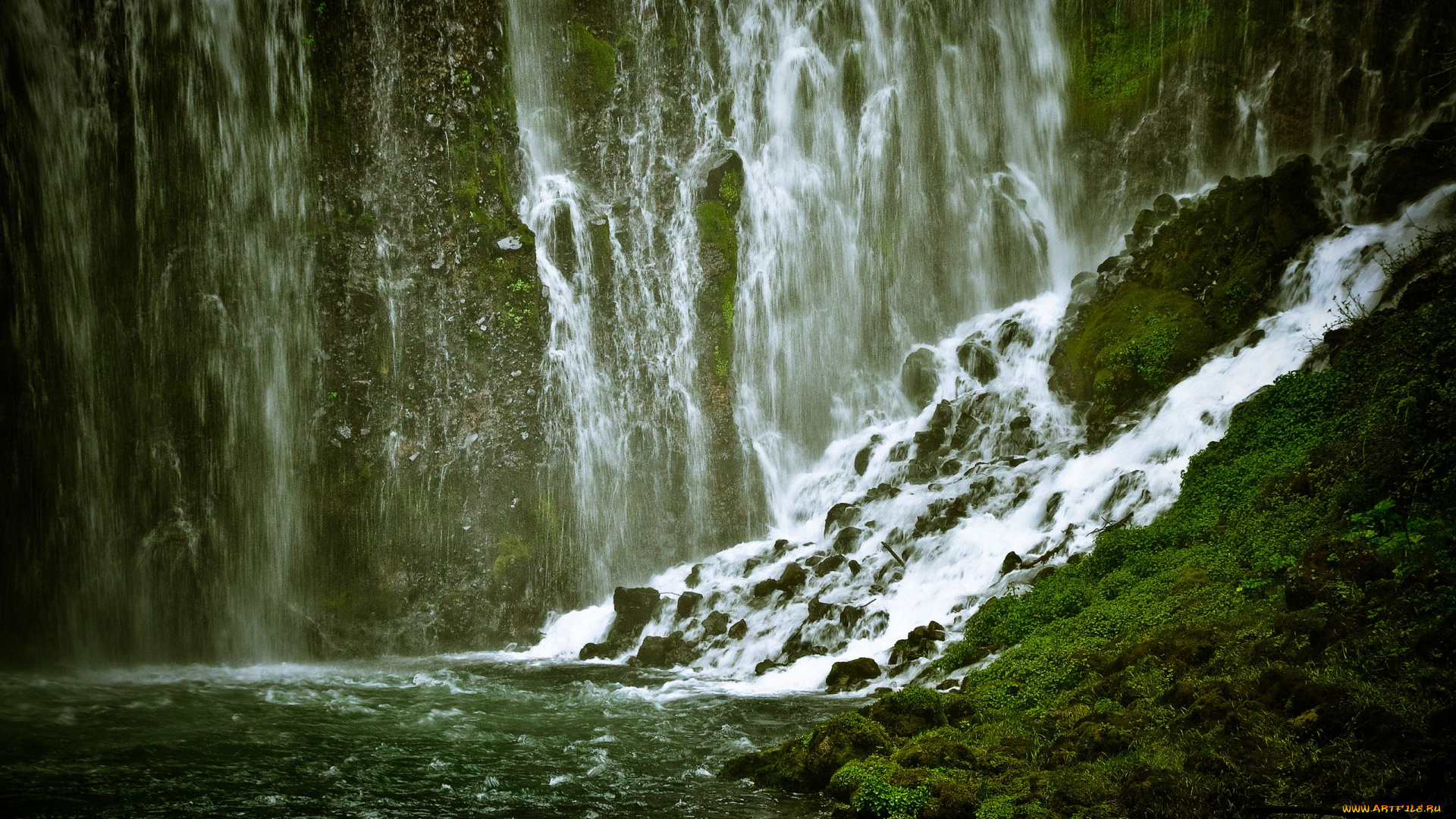 природа, водопады