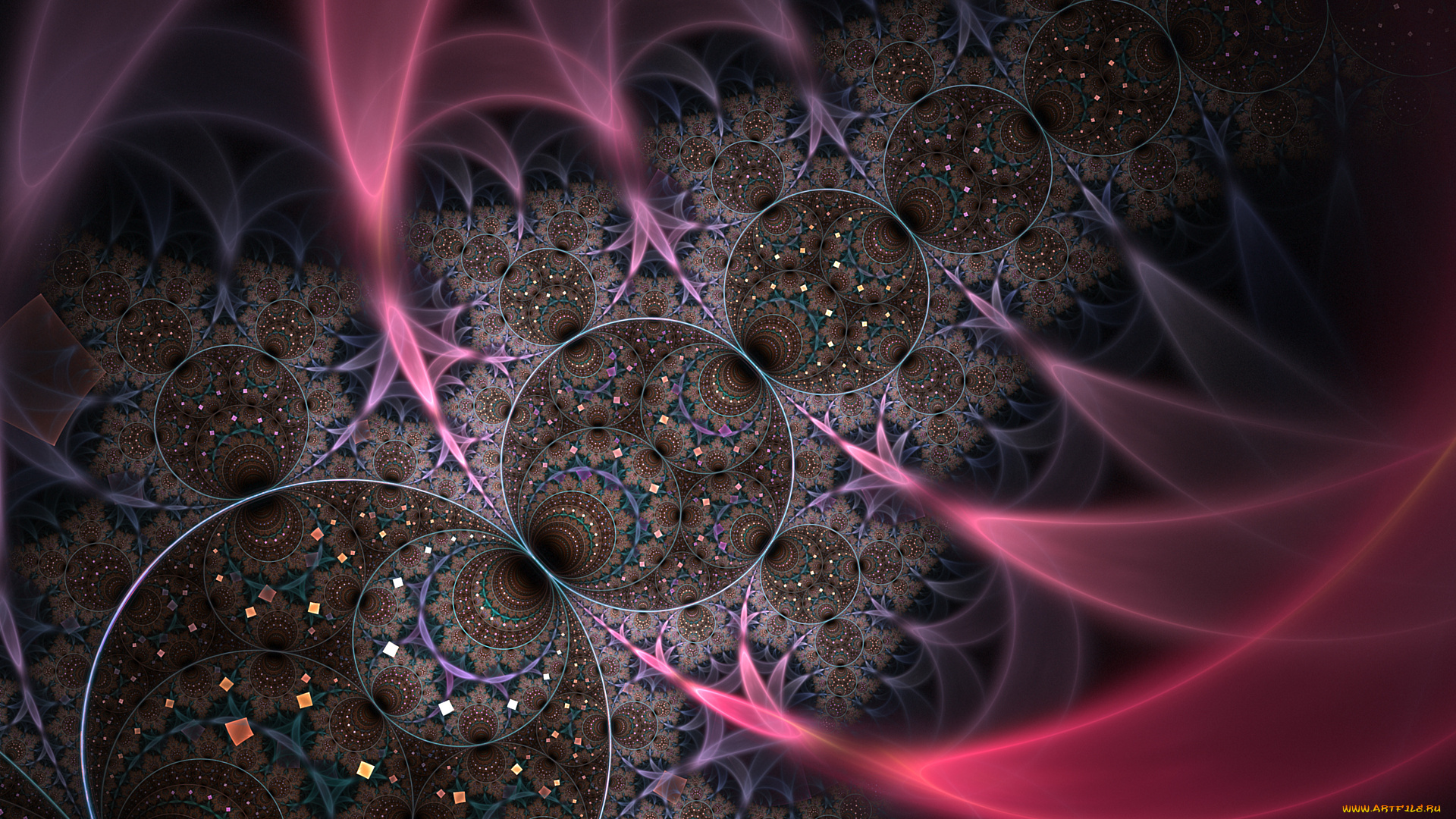 3д, графика, фракталы, , fractal, цвета, фон, узор