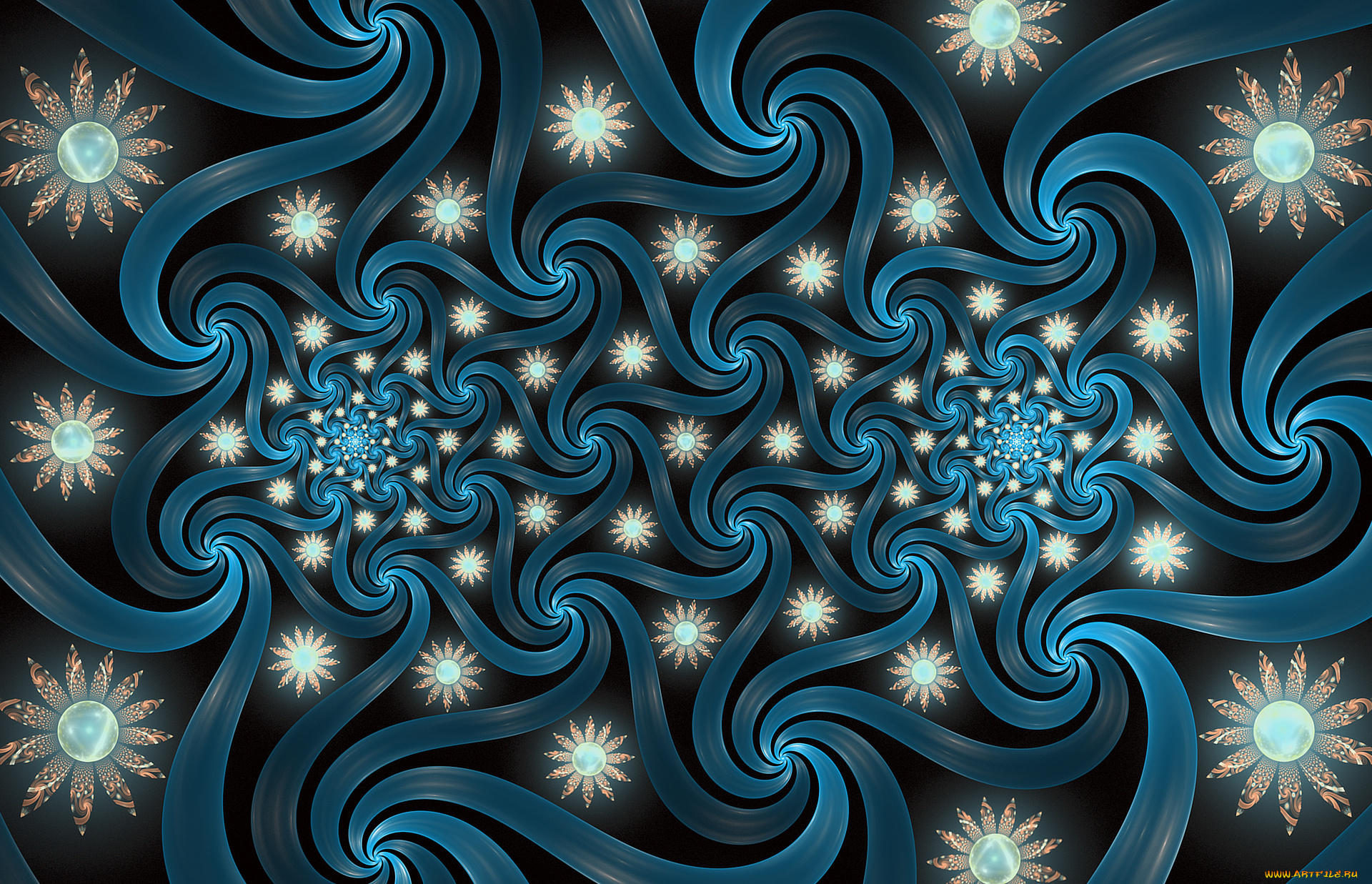 3д, графика, фракталы, , fractal, фон, узор, цвета