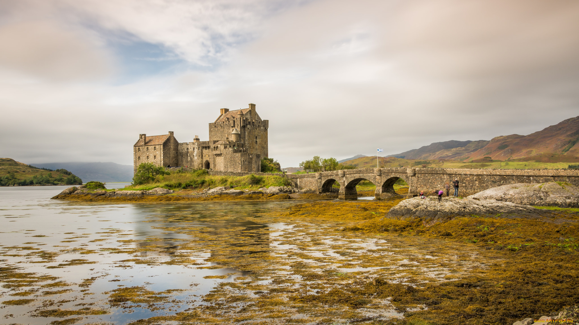 eilean, donan, castle, города, замок, эйлен-донан, , шотландия, замок