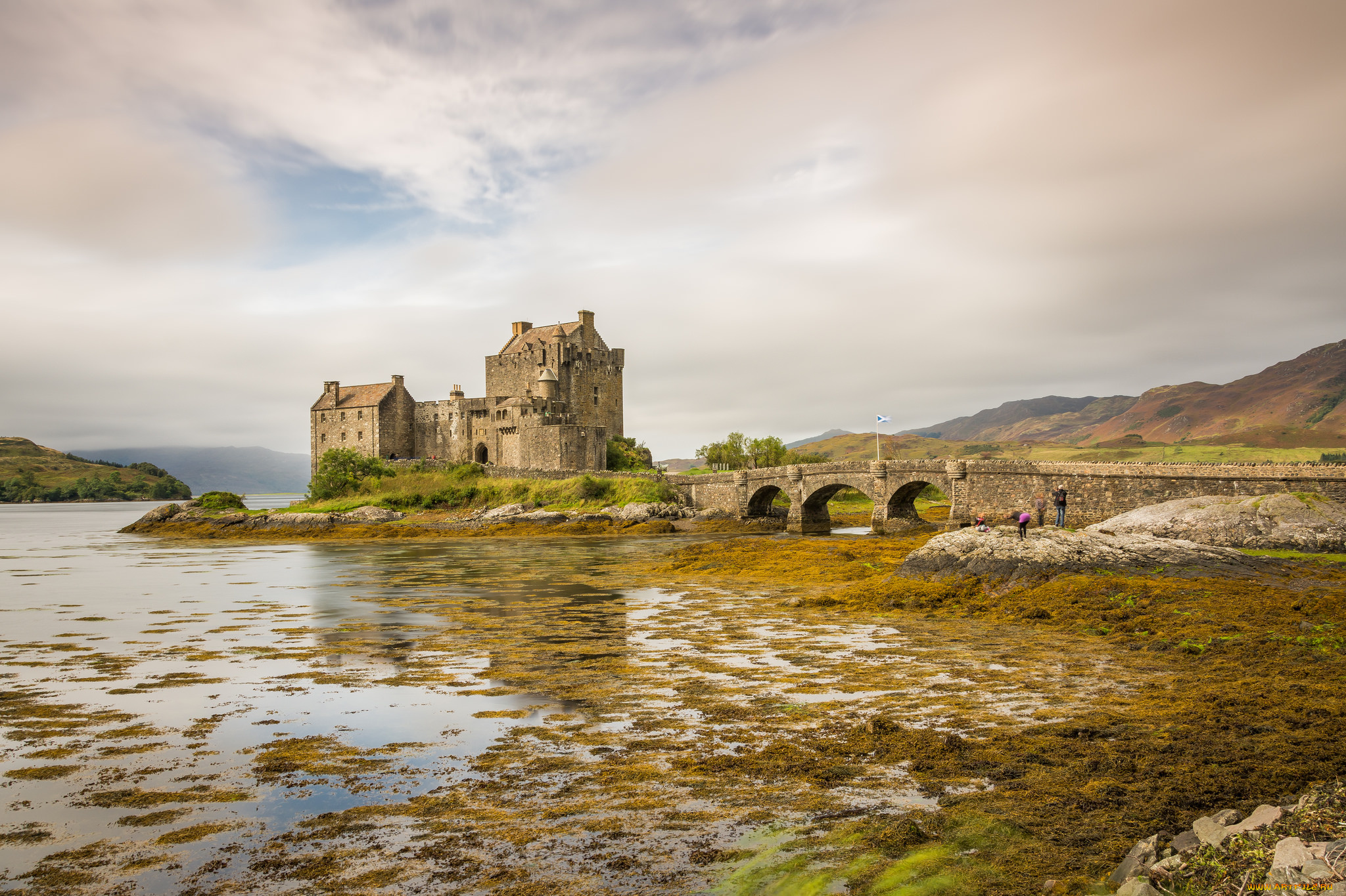 eilean, donan, castle, города, замок, эйлен-донан, , шотландия, замок