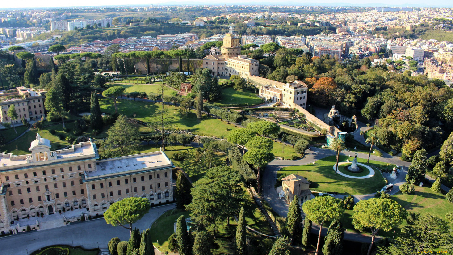 the, gardens, of, vatican, city, города, рим, , ватикан, , италия, the, gardens, of, vatican, city