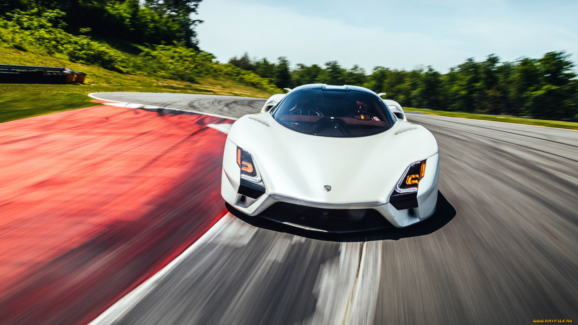 ssc, tuatara, автомобили, -unsort, белый, дорога, трасса, повороты