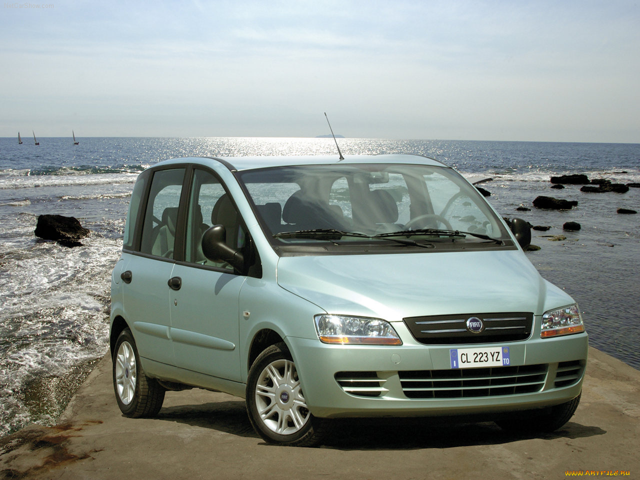 fiat, multipla, 2004, автомобили