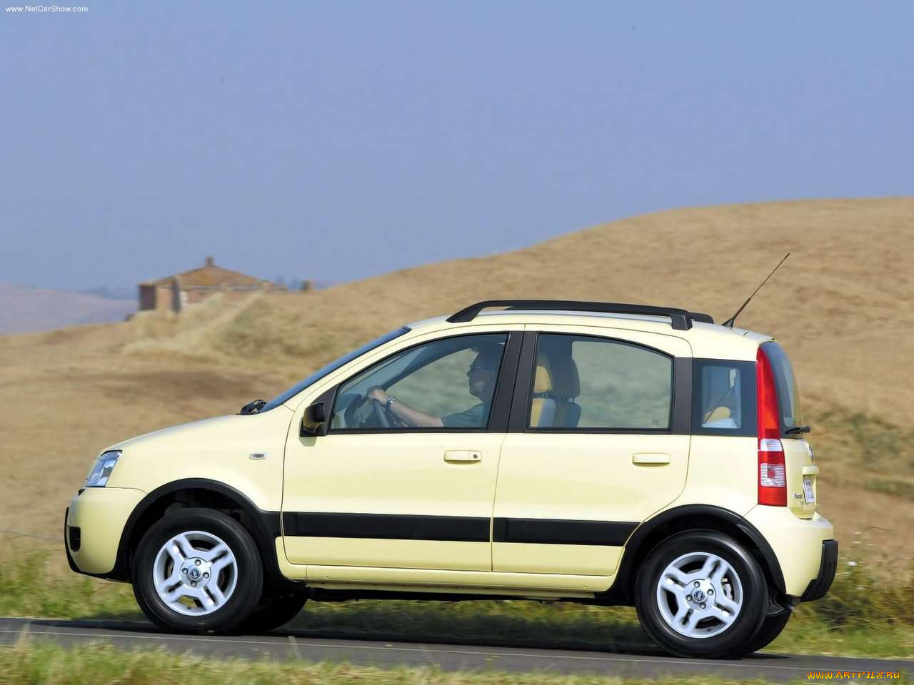 fiat, panda, 4x4, 2004, автомобили