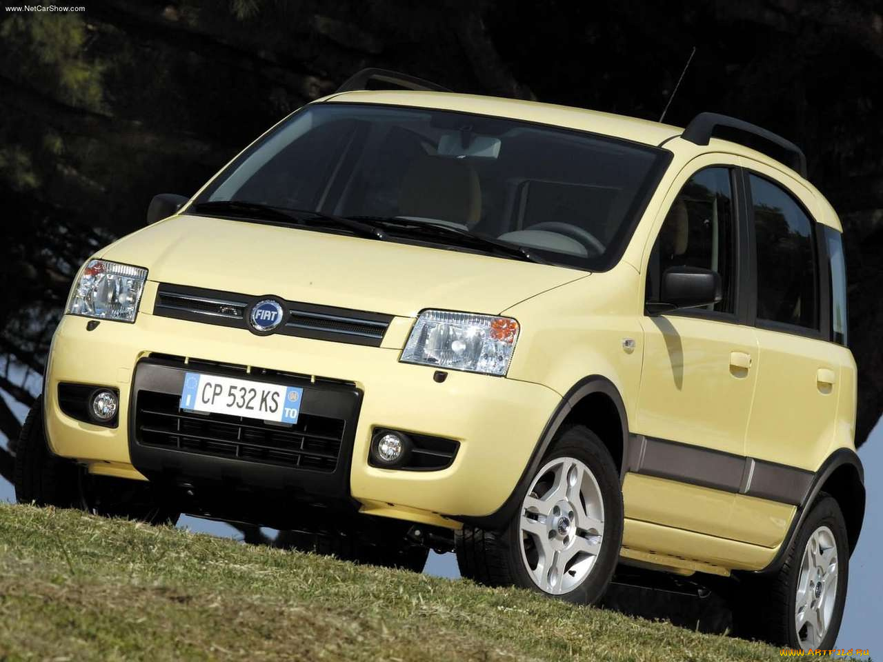 fiat, panda, 4x4, 2004, автомобили