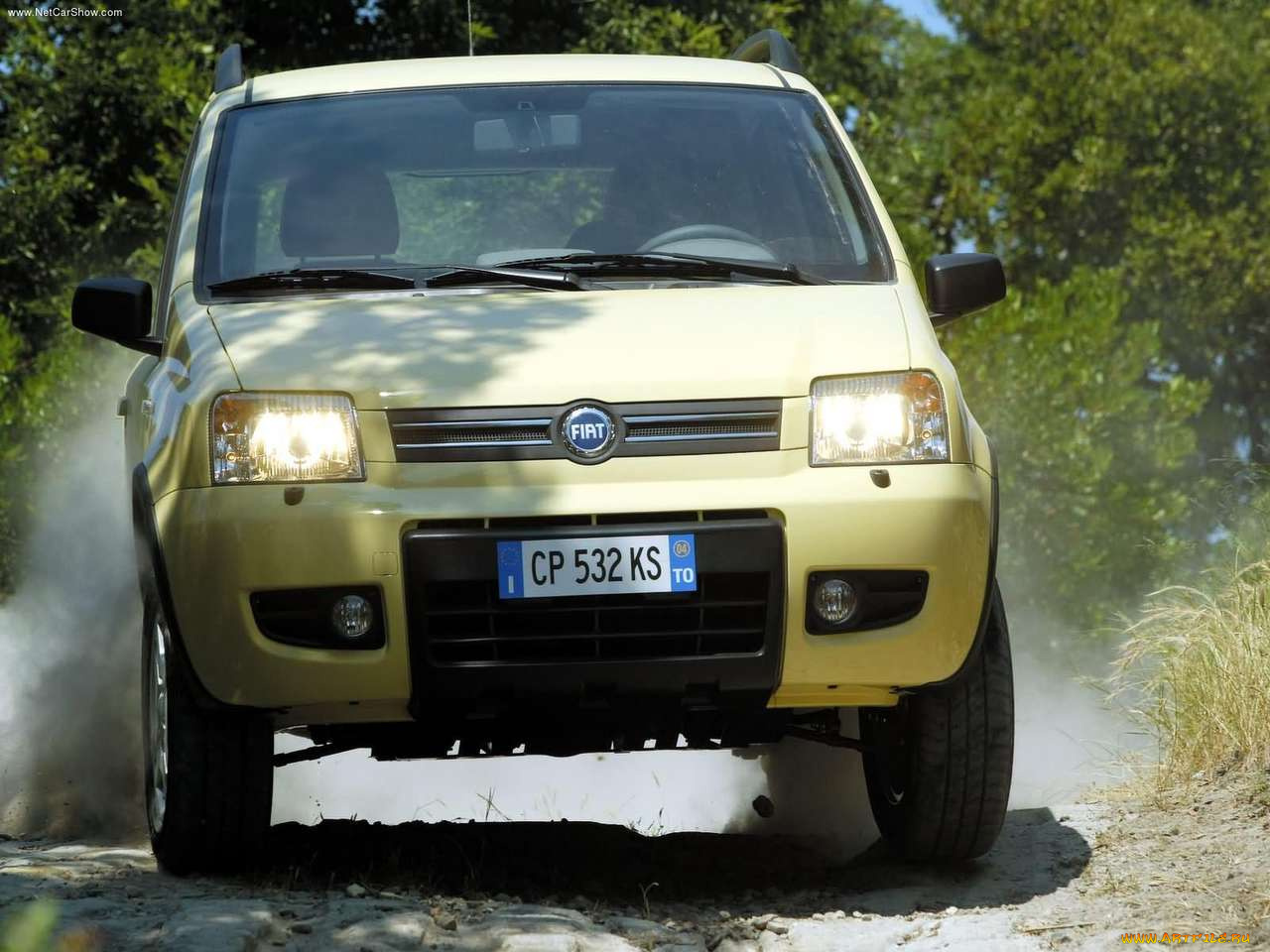 fiat, panda, 4x4, 2004, автомобили