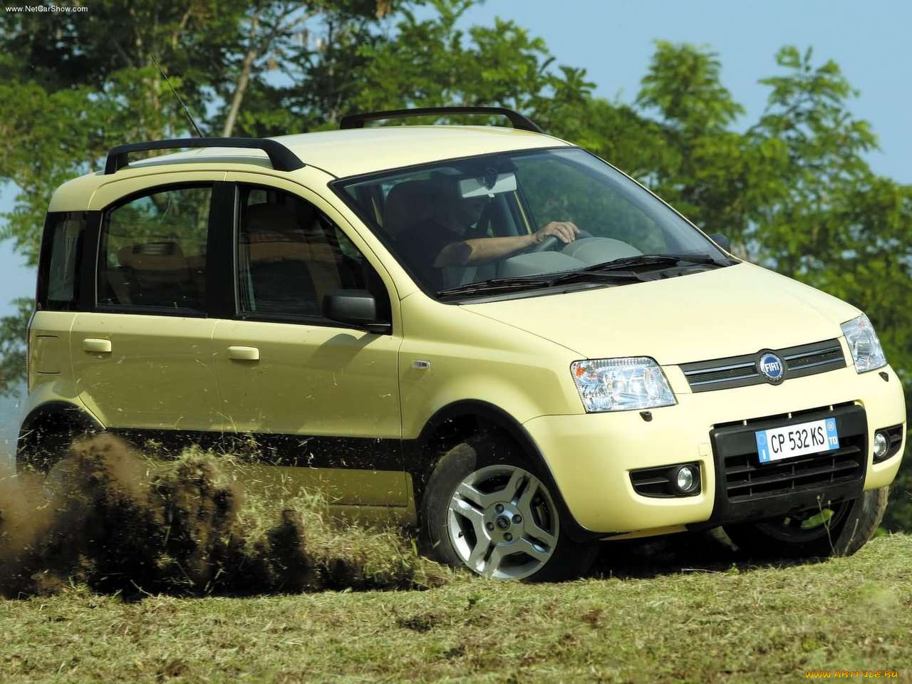 fiat, panda, 4x4, 2004, автомобили