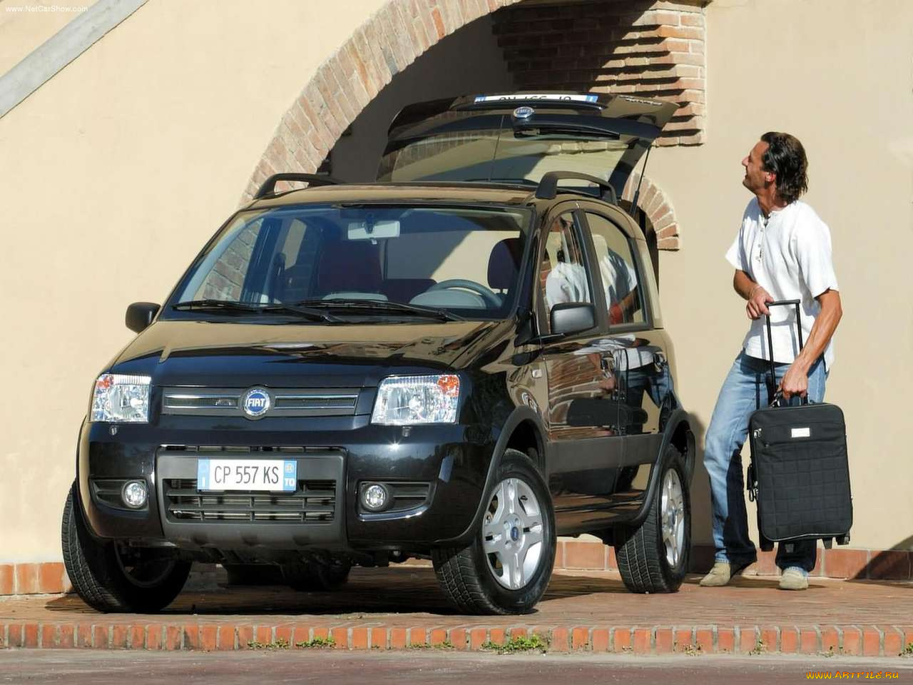 fiat, panda, 4x4, 2004, автомобили