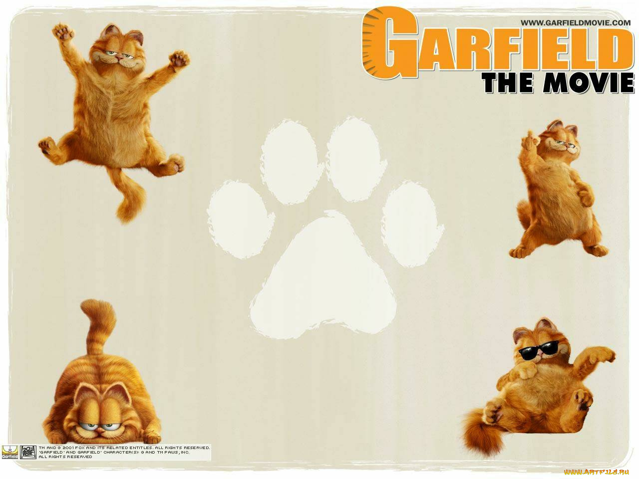 мультфильмы, garfield