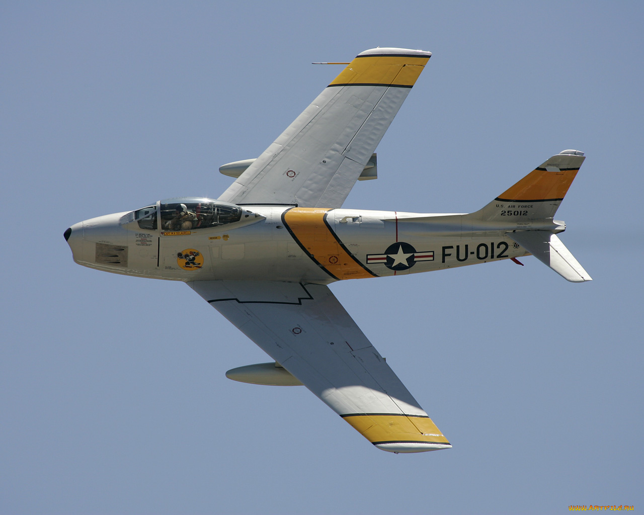 авиация, боевые, самолёты, north, american, f-86, sabre