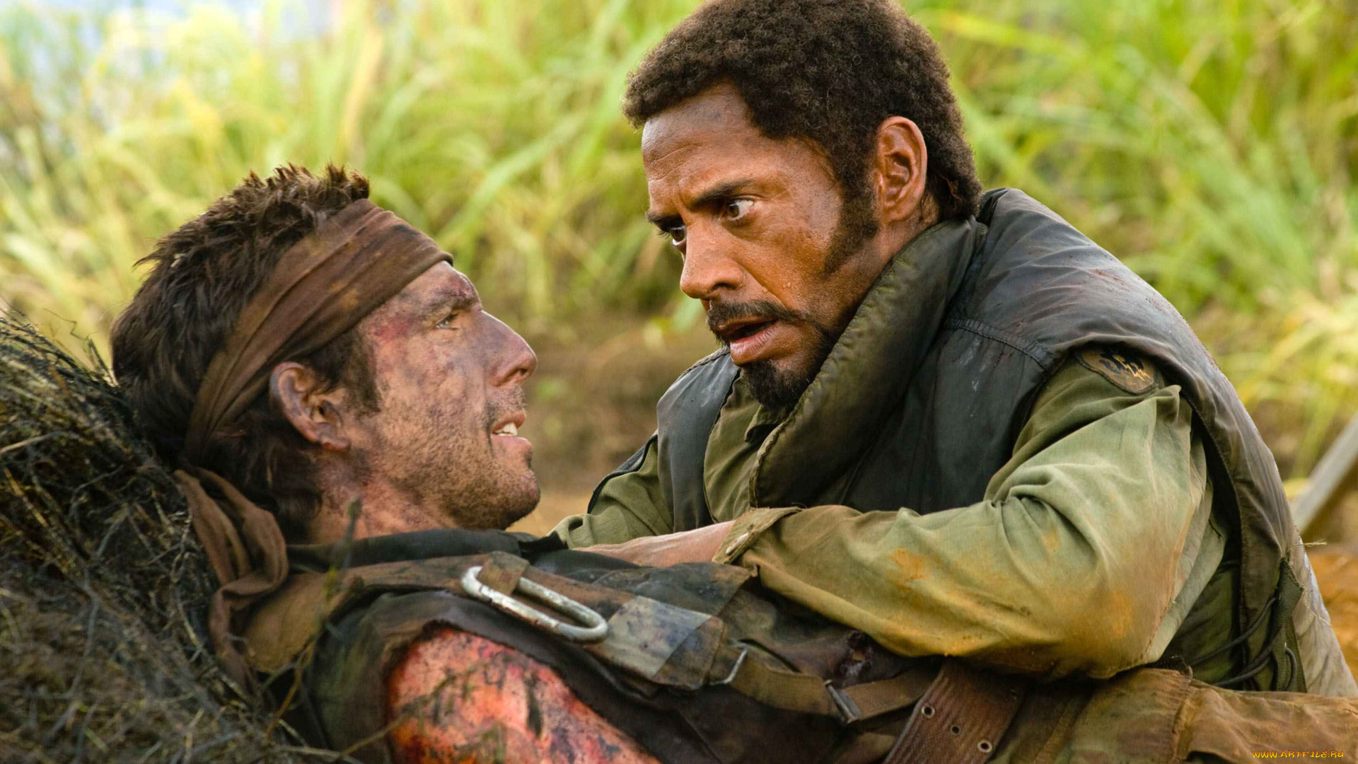 tropic, thunder, кино, фильмы, ben, stiller, robert, downey, солдаты, неудачи