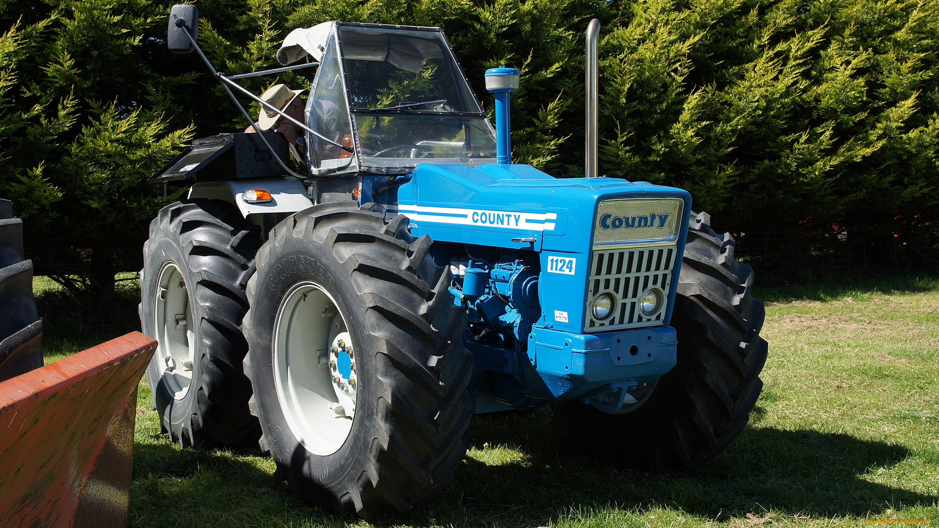 ford, county, 1124, tractor, техника, тракторы, трактор, колесный, тяжелый