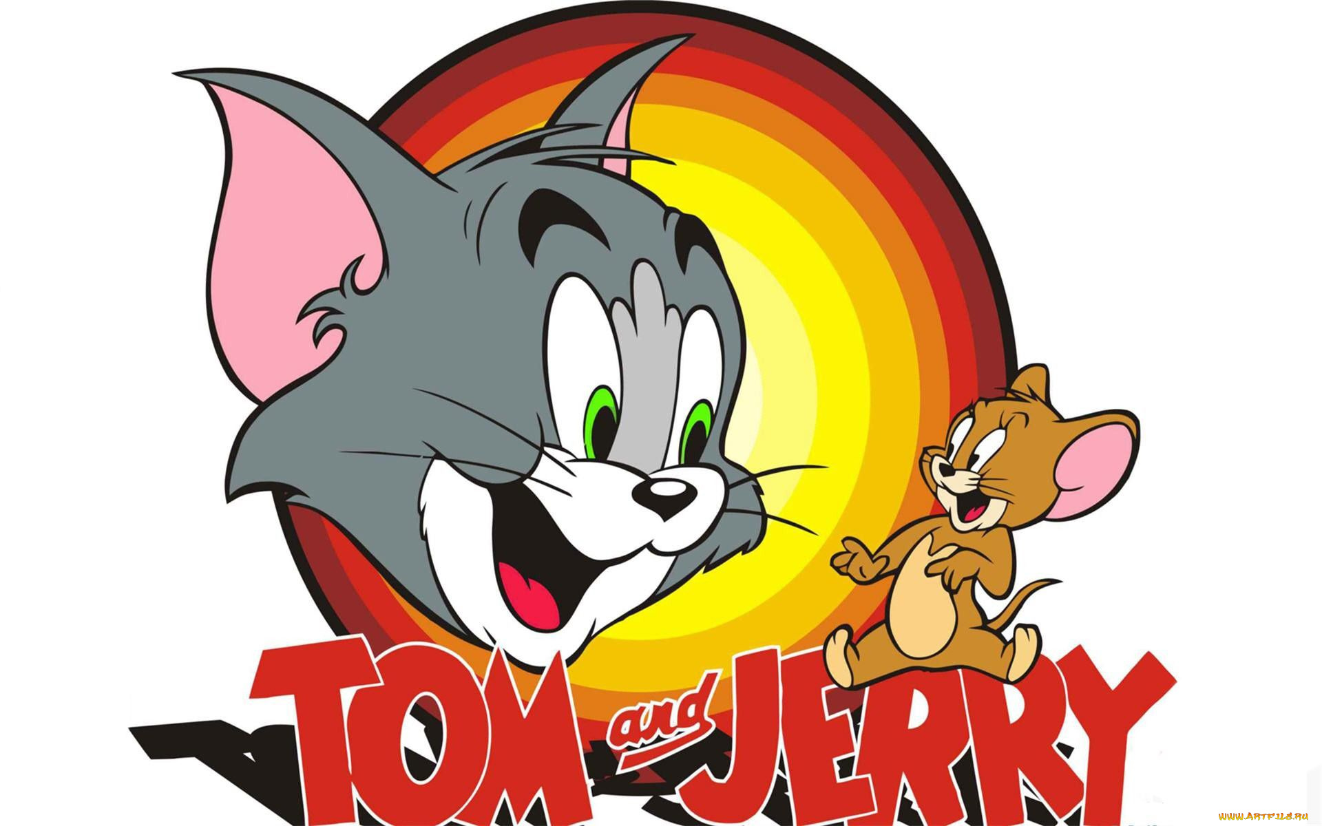 tom, and, jerry, мультфильмы, мышонок, кот, джерри, том