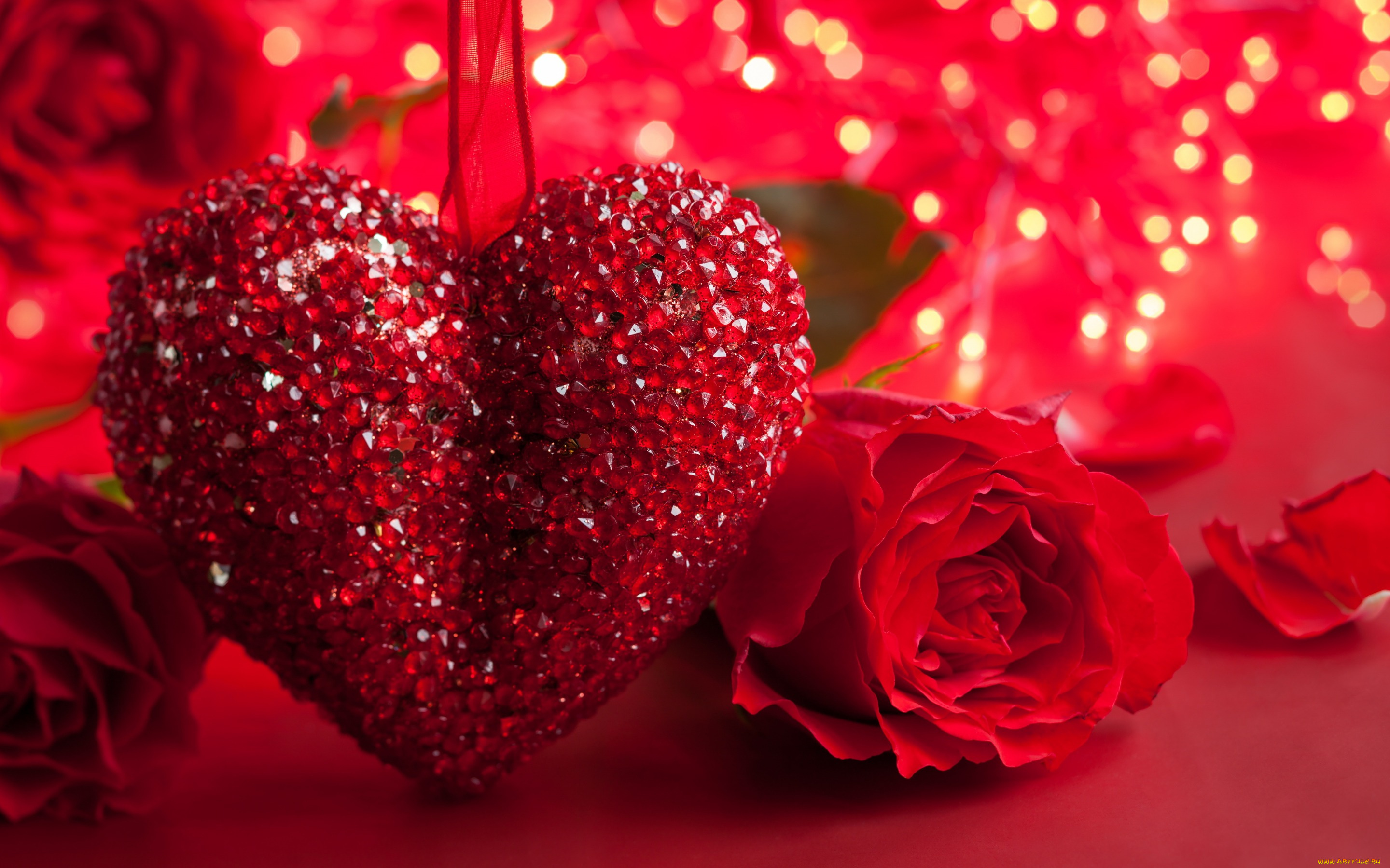 праздничные, день, святого, валентина, , сердечки, , любовь, valentine's, day, romantic, heart, love, rose, сердце, роза