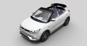 Картинка автомобили ssang+yong ssangyong concept xiv-air светлый 2014г