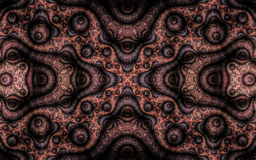 Картинка 3д+графика фракталы+ fractal цвета фон узор