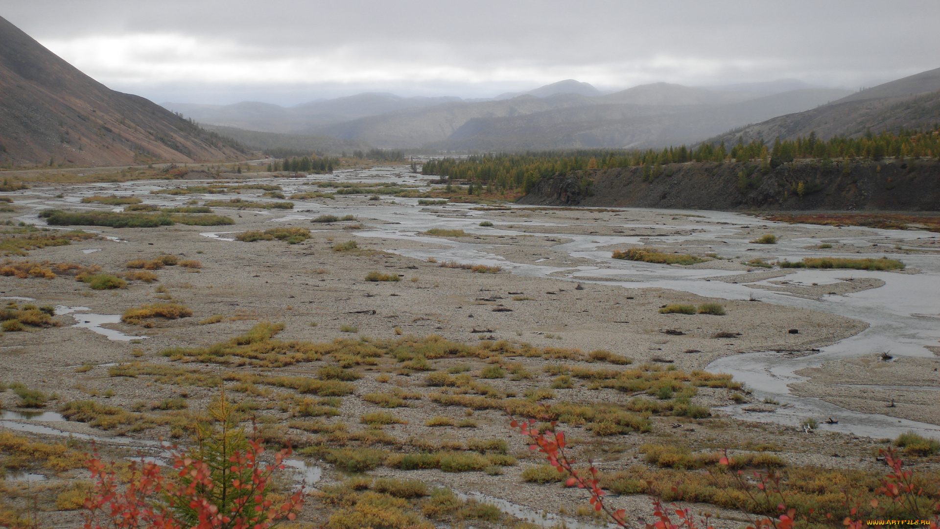 kolyma, природа, реки, озера, край, красота, река, вид, пейзаж, осень