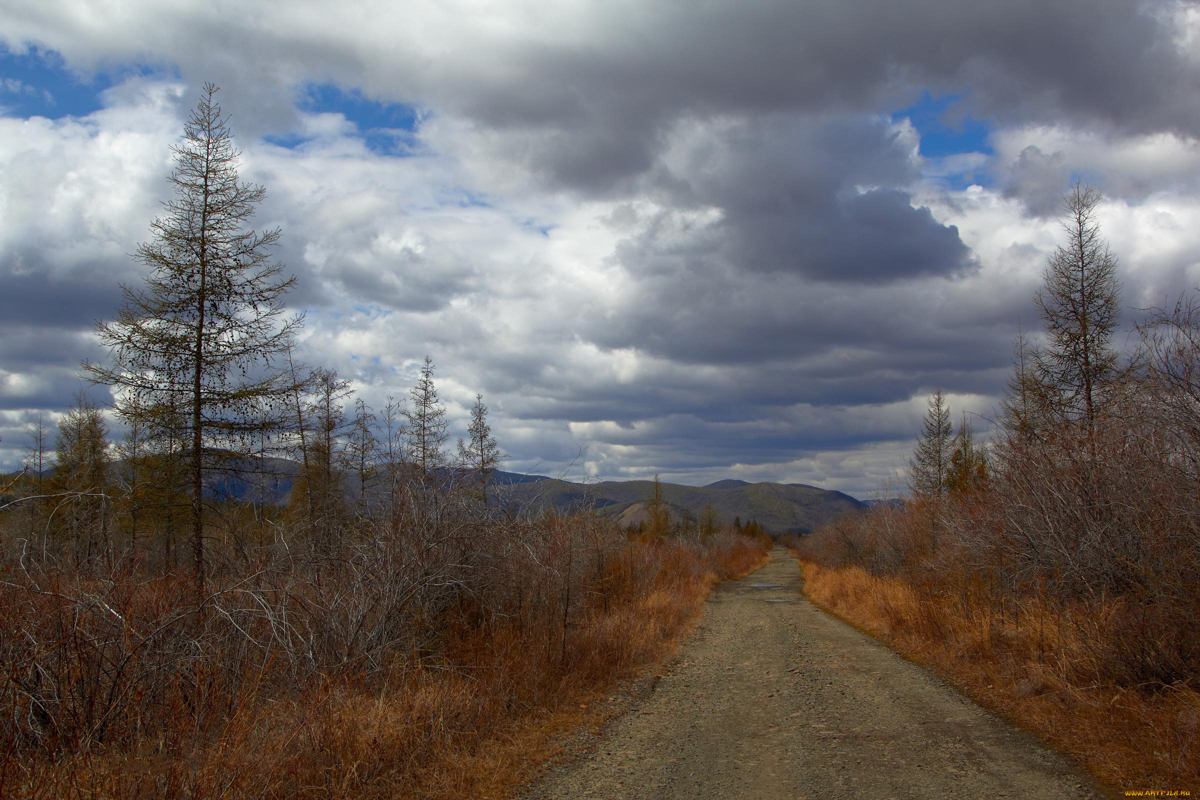 kolyma, природа, дороги, пейзаж, край, красота, осень, вид, дорога