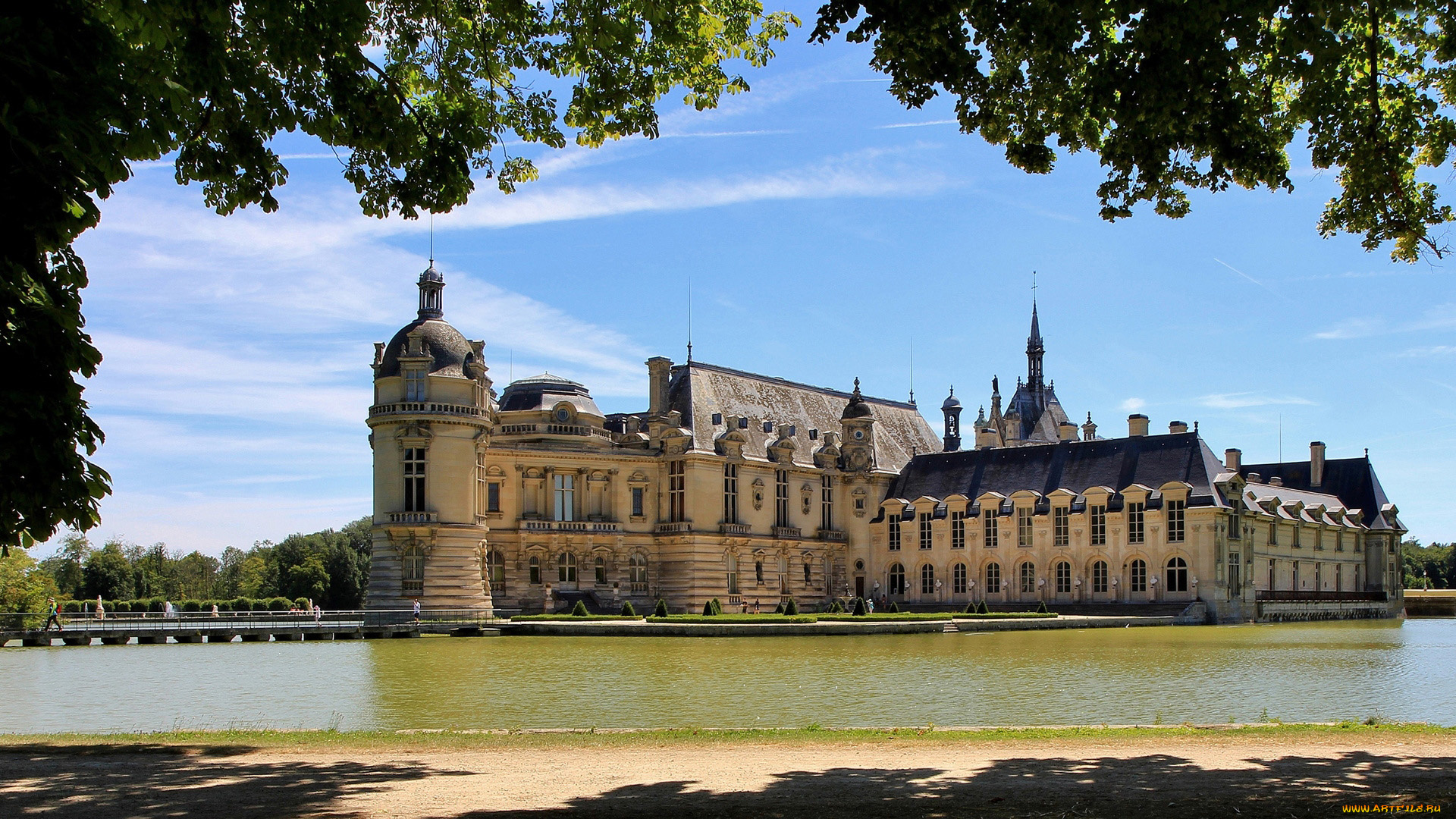 chateau, de, chambord, france, города, замки, франции, chateau, de, chambord