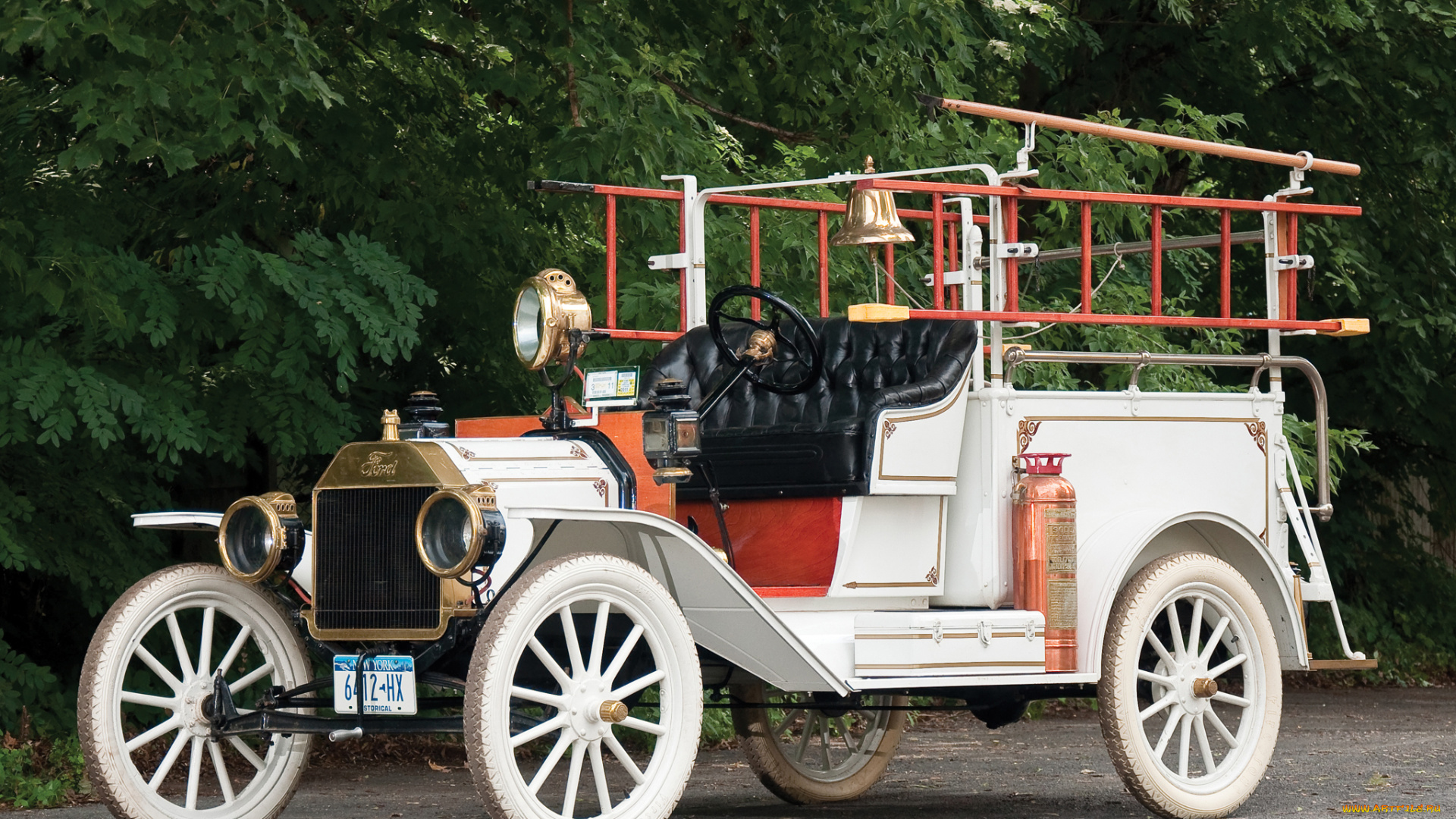 автомобили, пожарные, машины, ford, model, t, firetruck, форд, модель, т, пожарная, машина, раритет