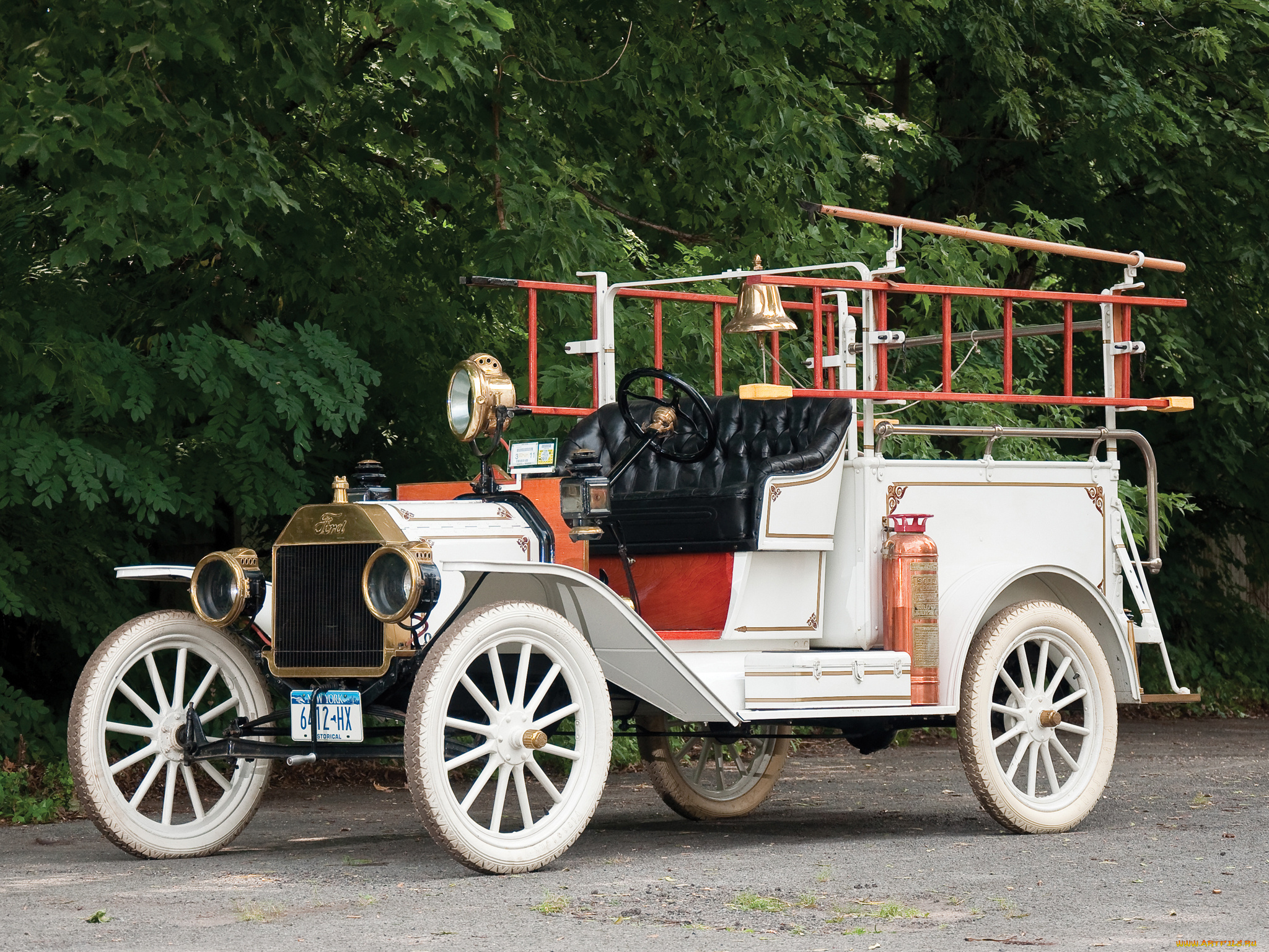 автомобили, пожарные, машины, ford, model, t, firetruck, форд, модель, т, пожарная, машина, раритет