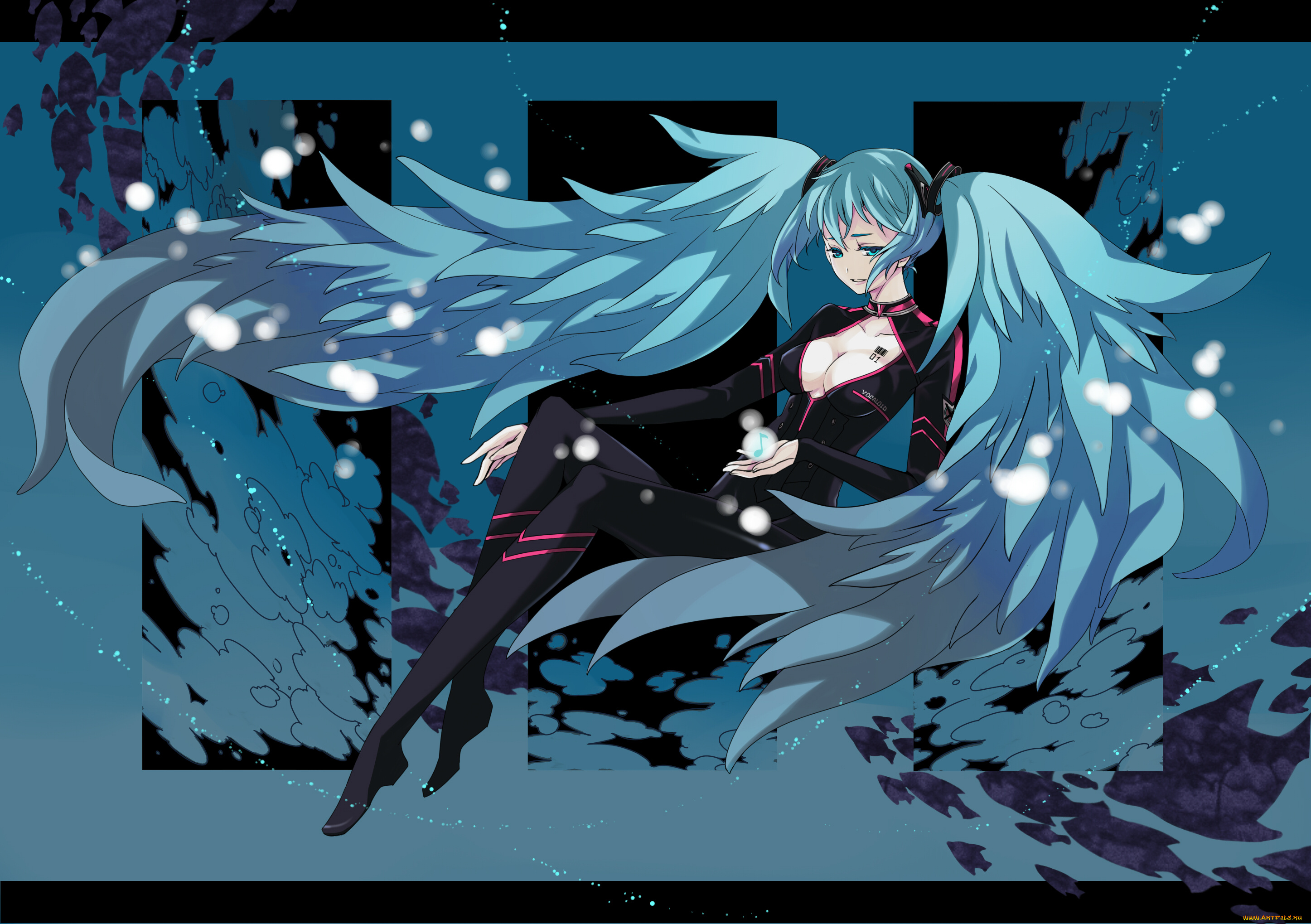 vocaloid, аниме, hatsune, miku