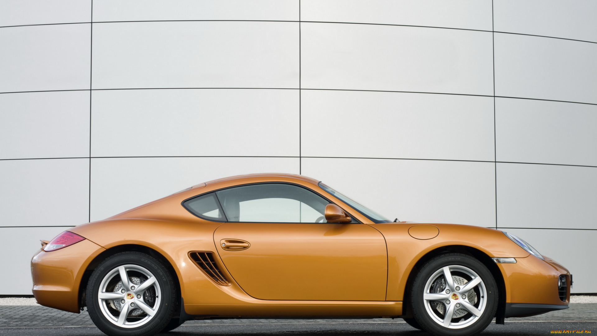 автомобили, porsche, cayman, uk-spec, 2009, 987c, желтый