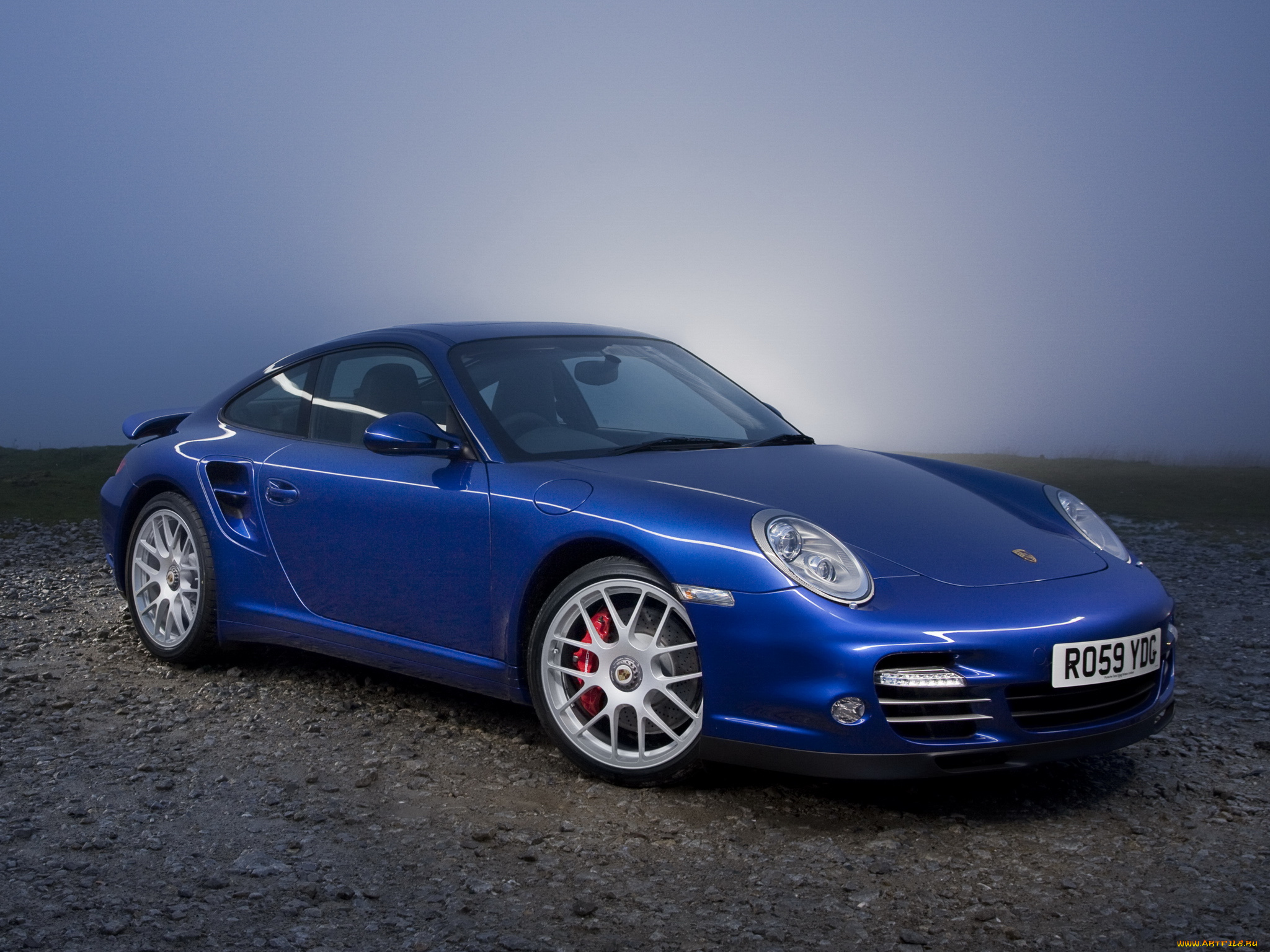 автомобили, pontiac, uk-spec, coupe, 911, porsche, turbo, 2009, синий, 997