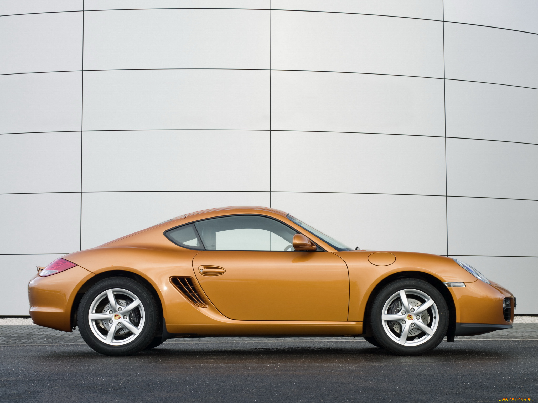 автомобили, porsche, cayman, uk-spec, 2009, 987c, желтый