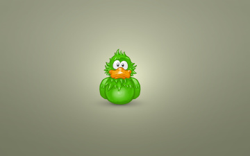 Картинка утка+зеленая рисованные минимализм утка зеленая duck