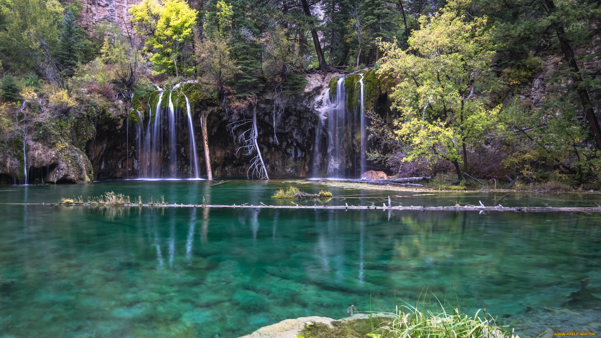 природа, водопады, простор