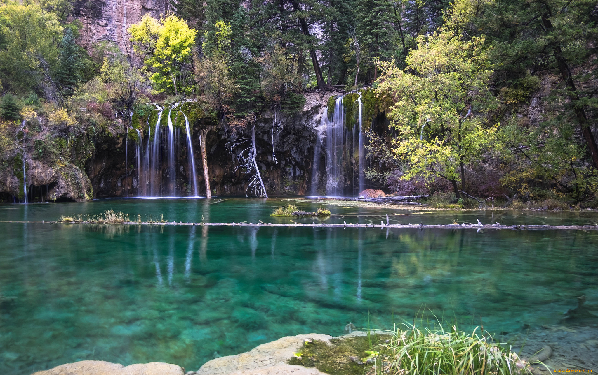 природа, водопады, простор