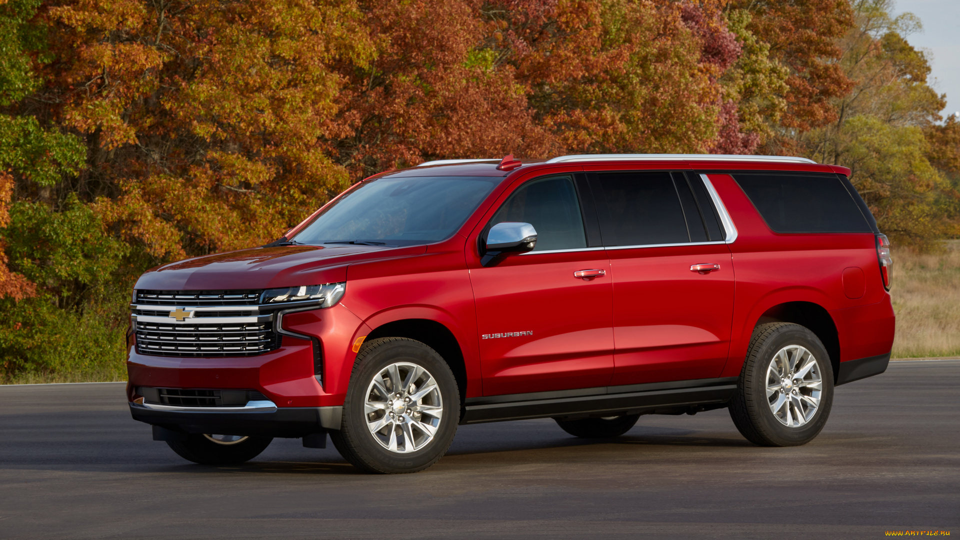 2021, chevrolet, suburban, premier, duramax, автомобили, chevrolet, джип, 2021, сhevrolet, suburban, premier, duramax, красный, шевроле