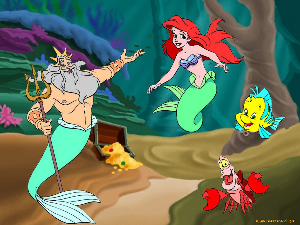 мультфильмы, the, little, mermaid, ii, return, to, sea