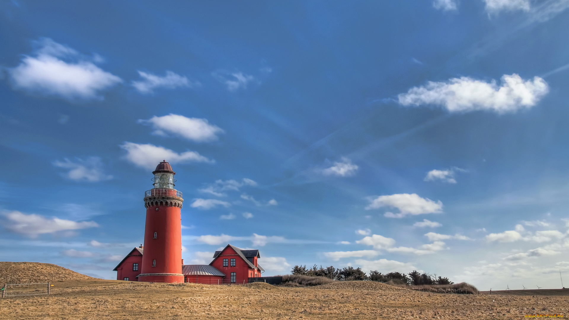 природа, маяки, denmark, midtjylland, ferring, bovbjerg, lighthouse