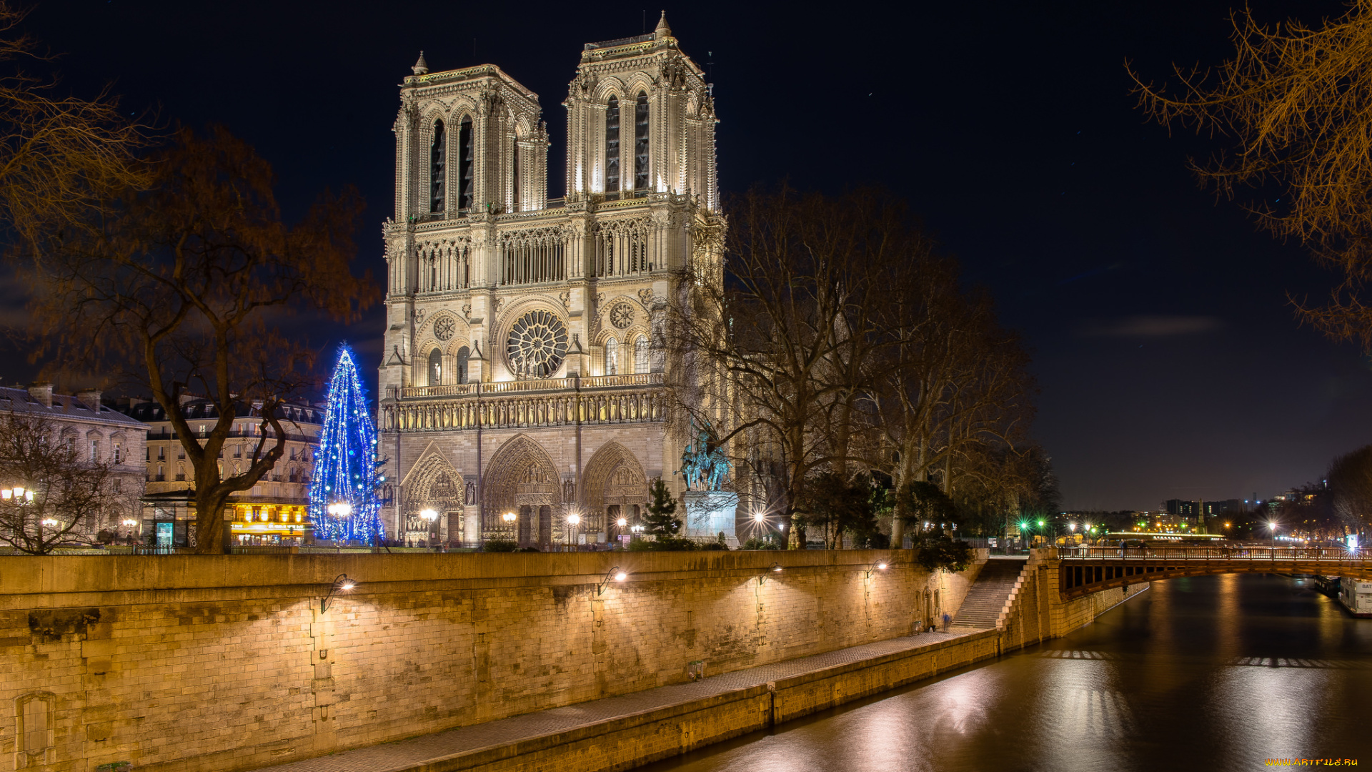 notre, dame, de, paris, города, париж, , франция, религия, собор