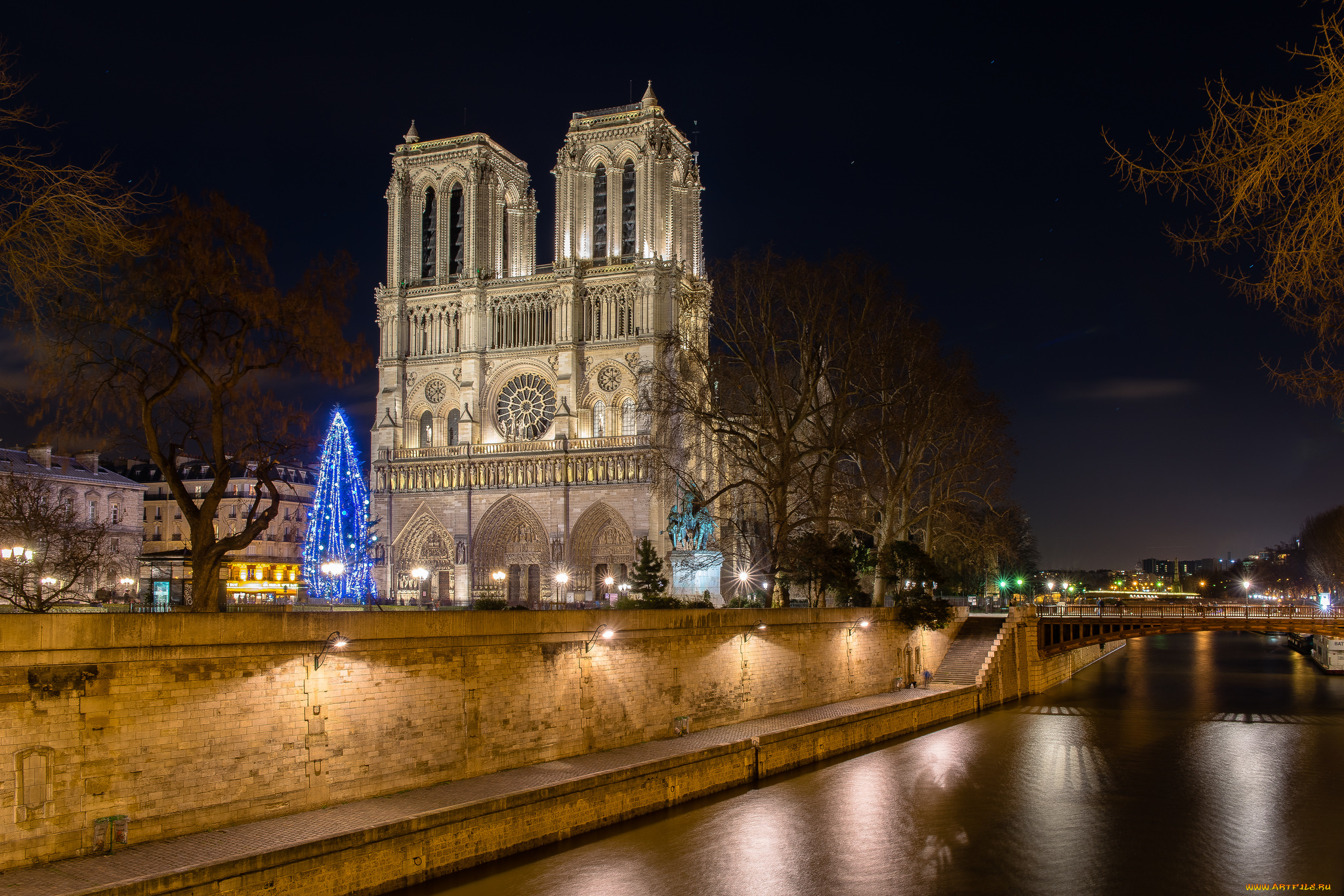 notre, dame, de, paris, города, париж, , франция, религия, собор