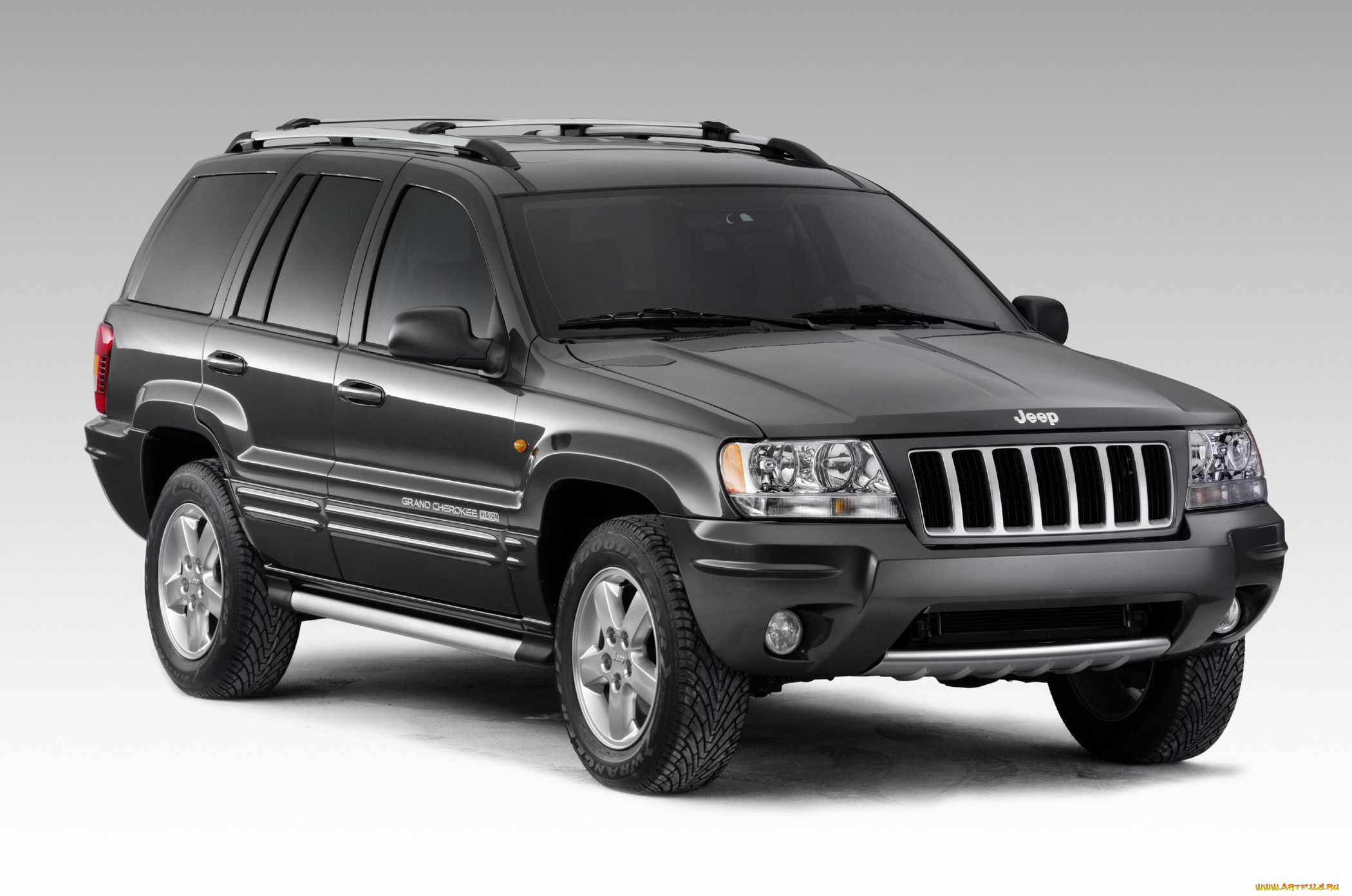 автомобили, jeep, grand, wj, vision, cherokee, темный, 2004г